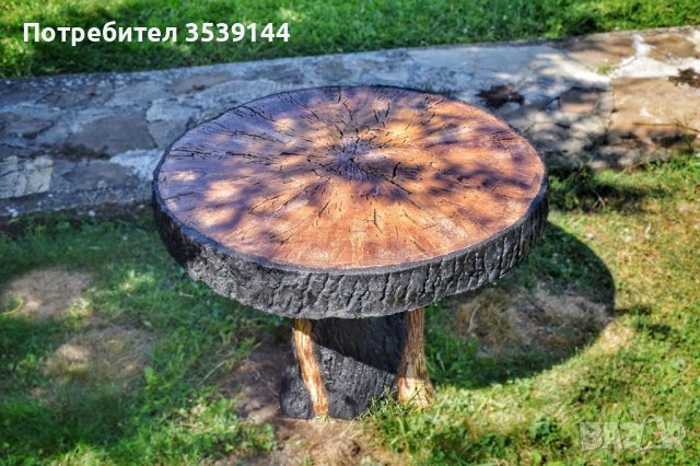 Градински маси от щампован бетон имитиращи дърво, снимка 8 - Градински мебели, декорация  - 38585389