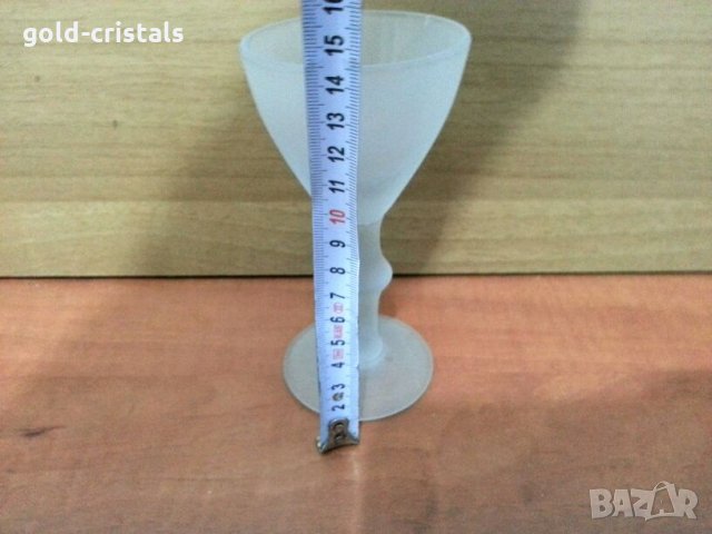 кристална чаша свещник , снимка 2 - Вази - 26952880