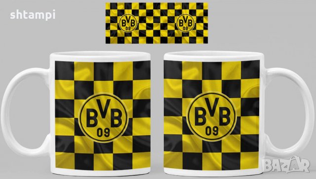 Чаша Борусия Дортмунд Borussia Dortmund Керамична, снимка 6 - Фен артикули - 34783788