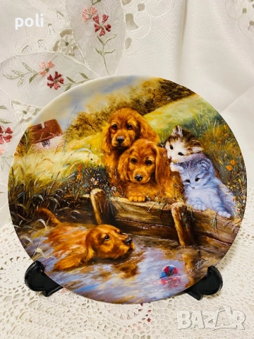 порцеланова чиния за стена 