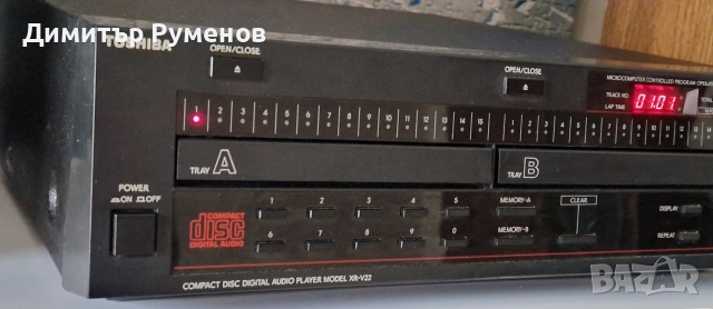 CD Player Toshiba XR-V22 Vintage, снимка 4 - Аудиосистеми - 53060284