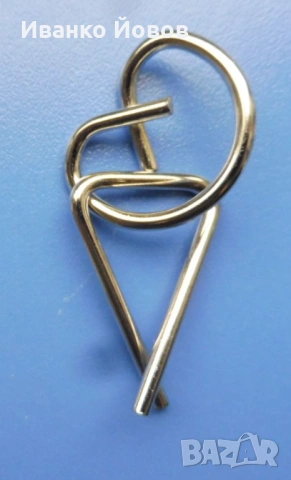 10 броя 3D метални пъзели + подарък кутия – Образователно, Забавно,  Предизвикателно за IQ, снимка 13 - Пъзели - 53523525