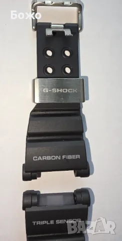 Нова оригинална каишка Casio Black Carbon Fibre Band, снимка 7 - Каишки за часовници - 50153294