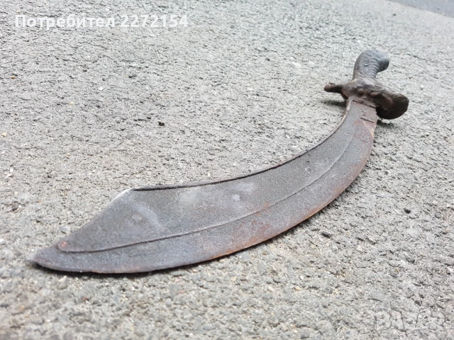 Османски меч ятаган сабя , снимка 2 - Антикварни и старинни предмети - 51388006