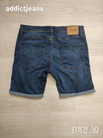 Мъжки къси дънки Jack&Jones размер L, снимка 4 - Къси панталони - 43143634