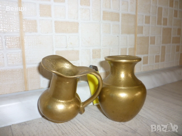 Бронзови Кана Ваза, снимка 10 - Антикварни и старинни предмети - 51805144