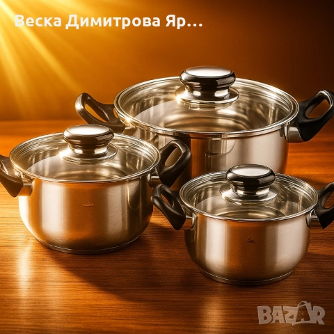 Комплект тенджери MC1855 – 6 части за подредена кухня и готвене без излишен хаос, снимка 4 - Съдове за готвене - 52134825