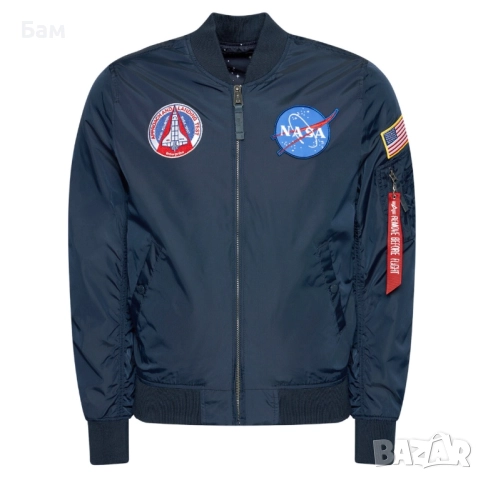 Мъжко!Alpha Industries MA-1 Reversible Bomber Jacket размер С, снимка 1