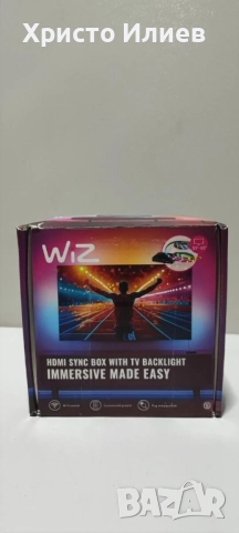Стартов комплект WiZ Sync box 55"-65" Комплект LED ленти за подсветка на телевизор, снимка 10 - Лед осветление - 52380296