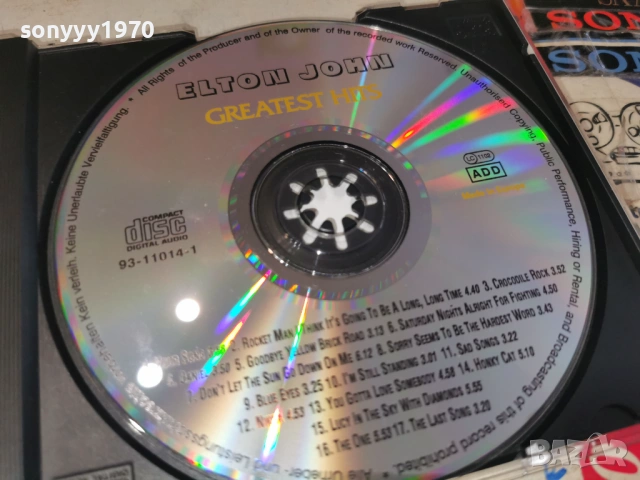 ELTON JOHN CD 1002261202, снимка 3 - CD дискове - 53425431