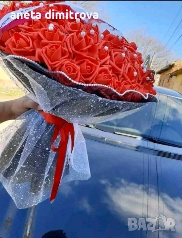 Вечни букети , снимка 13 - Ръчно изработени сувенири - 53053722