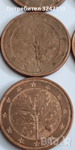 монети от 5 цента Немски  26 броя, снимка 5 - Нумизматика и бонистика - 53343983