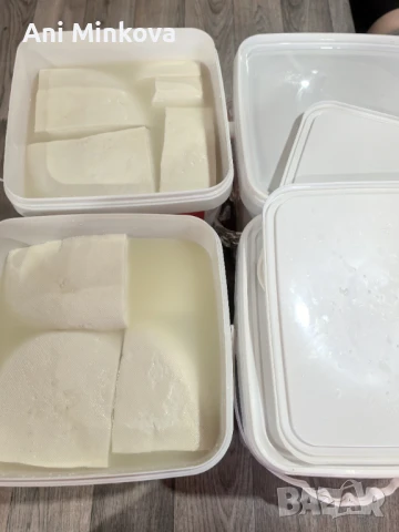 Продавам домашно прясно козе сирене в кофи по 9 килограма , снимка 1