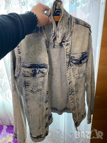 Мъжко дънкаво горнище, снимка 3 - Дънки - 53583361