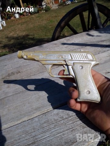Стара играчка пистолет #10, снимка 2 - Антикварни и старинни предмети - 27230713