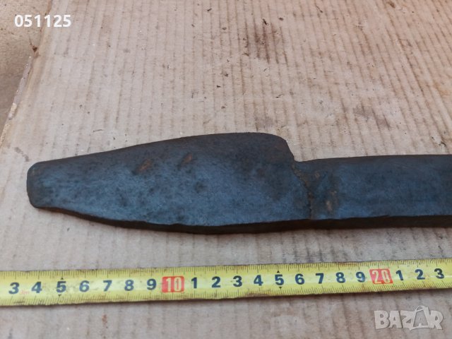 масивен кован сатър, инструмент - възраждане , снимка 12 - Антикварни и старинни предмети - 37348857