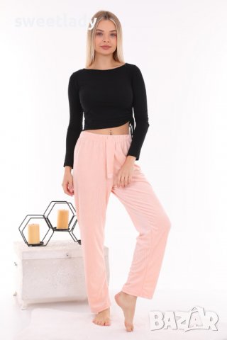 Дамско кадифено термо долнище 