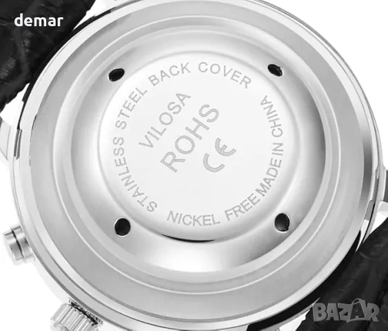 Говорещият часовник ViLoSa изговаря часа, датата или часа на алармата за хора с увредено зрение, снимка 5 - Мъжки - 49506333