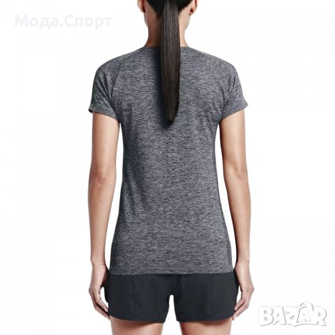 Nike 718569 Dri-Fit Knit Running Top Оригинална Тениска (М), снимка 2 - Тениски - 38757361