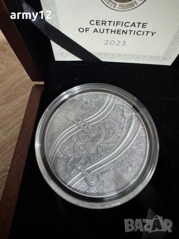 Сребърна монета 2oz., снимка 4 - Нумизматика и бонистика - 52408607