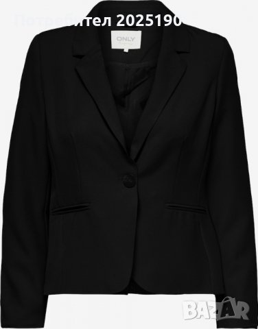 Дамско черно сако ONLY 