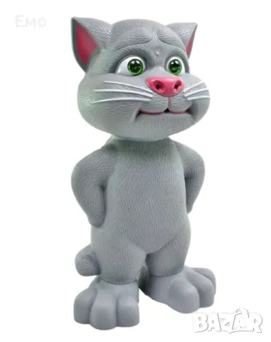 Talking Tom - Интерактивен говорящ котарак на Български език - Най-нов модел, снимка 2 - Образователни игри - 47818986