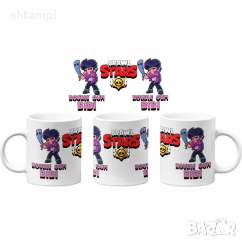 Чаша Brawl Stars Bouble Gum Bibi Brawl Stars MUG