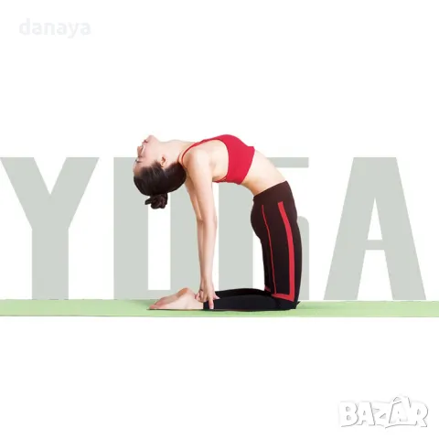 5814 Постелка за фитнес йога упражнения, 60x173cm, 4mm, снимка 9 - Йога - 49465410