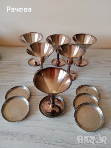Посребрени чаши, снимка 4 - Чаши - 50946472