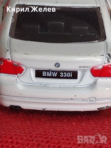 Метална количка BMW 330I MADE IN CHINA WELLY за КОЛЕКЦИЯ ДЕКОРАЦИЯ 18539, снимка 7 - Колекции - 40705531