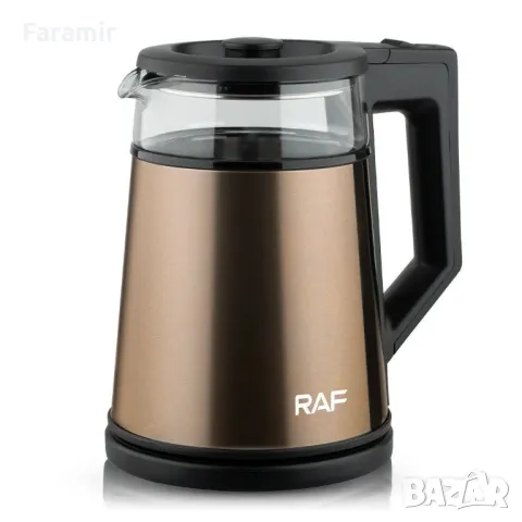 Електрическа кана за вода Smart Pulse R-7815, 1.8 литра, 2000W, Стъклен съдържател на водата, снимка 4 - Кани - 47593857