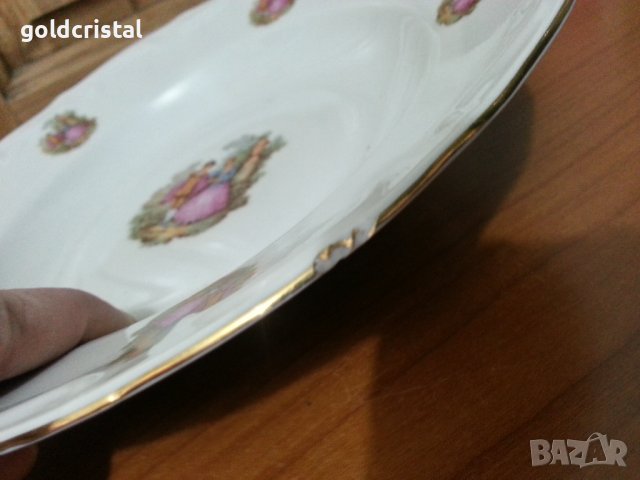 Стар български порцелан чинии , снимка 6 - Антикварни и старинни предмети - 39896764