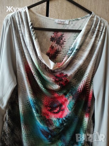 Страхотна дамска блуза Л размер, снимка 2 - Блузи с дълъг ръкав и пуловери - 36854744
