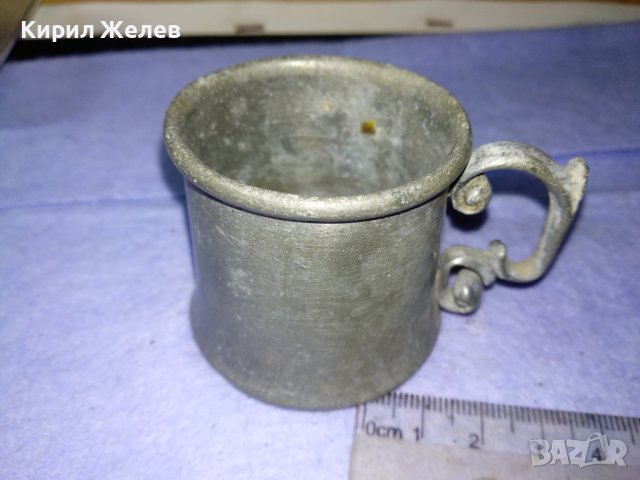МНОГО СТАРА МЕТАЛНА АР НУВО ЧАШКА За ЧАЙ МЛЯКО АЛКОХОЛ За КОЛЕКЦИЯ БИТОВ КЪТ ДЕКОРАЦИЯ 41411, снимка 9 - Антикварни и старинни предмети - 43650721