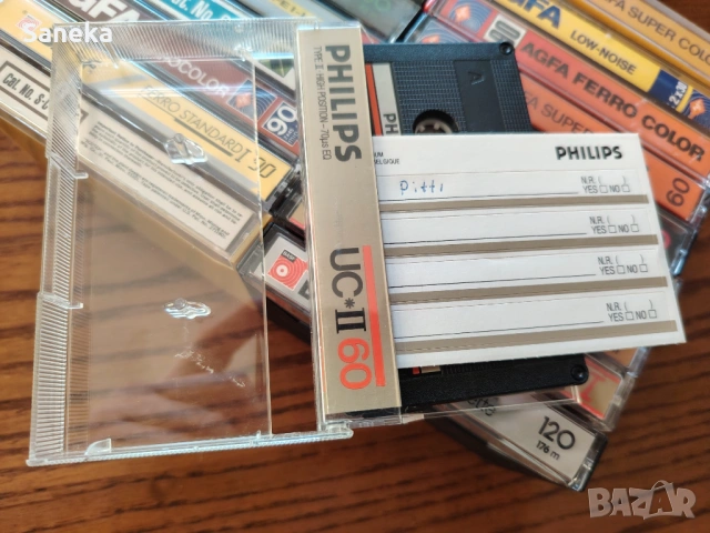 AGFA,BASF,Scotch,PHILIPS,UNIVERSUM, 60,90,120, снимка 2 - Аудио касети - 36153372