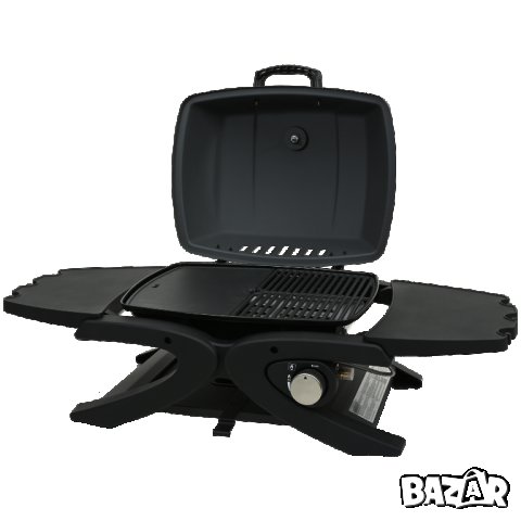 Преносимо Газово барбекю Absolu Chic,102x40x50 см,чугунена скара+плоча, снимка 1