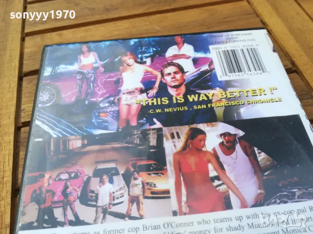 2 FAST 2 FURIOUS DVD 0505251726, снимка 8 - DVD филми - 50166197