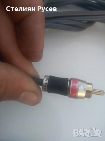 камбанки кабел за аудио звук усилвател за автомобил / буфер -цена 15лв, моля БЕЗ бартери -оригинален, снимка 2 - Аксесоари и консумативи - 28838973