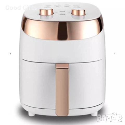 Елегантен Компактен Air Fryer - Фритюрник с горещ въздух - 5 литра, снимка 6 - Фритюрници - 40839757