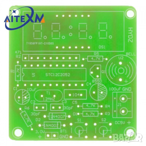 Комплект за сглобяване - електронен часовник, снимка 7 - Друга електроника - 36496057