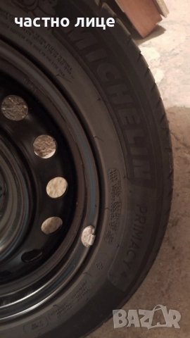 Перфектни гуми Michelin 205/60/16 с железни джанти 16" Toyota Avensis, снимка 2 - Гуми и джанти - 51544176