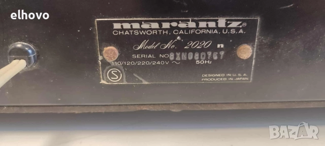 Стерео тунер Marantz 2020, снимка 4 - Ресийвъри, усилватели, смесителни пултове - 52209989