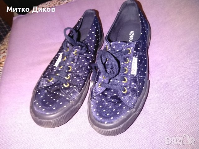 Детски маратонки маркови на Superga като нови EU-33 -21cm-UK-1-US-2, снимка 2 - Детски маратонки - 43507066