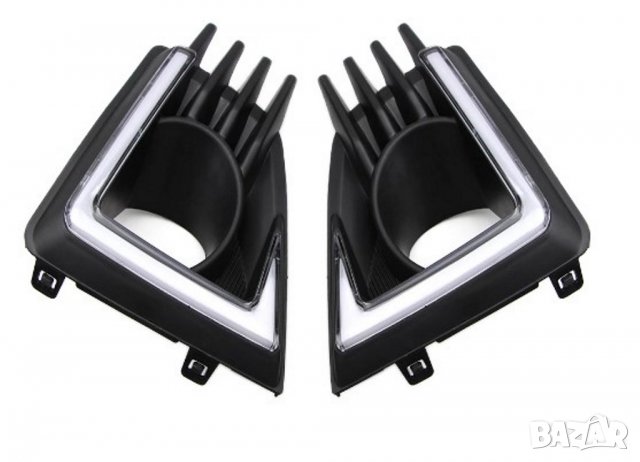 Решетки за халогени с вградени лед дневни светлини и бягащи светлини на мигачи space star спейс стар, снимка 15 - Аксесоари и консумативи - 38542405