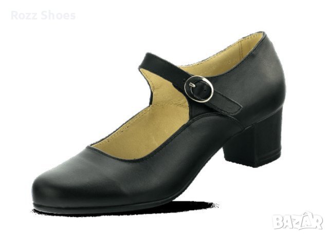 Естествена кожа обувки за танци скарпини, снимка 1 - Дамски обувки на ток - 43862015