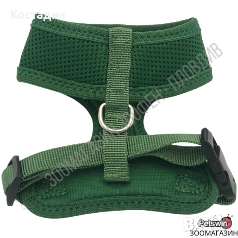 Нагръдник за Куче - XS, S, M, L, XL - Тъмнозелен цвят - Pet Interest - 5 размера, снимка 3 - За кучета - 37073407