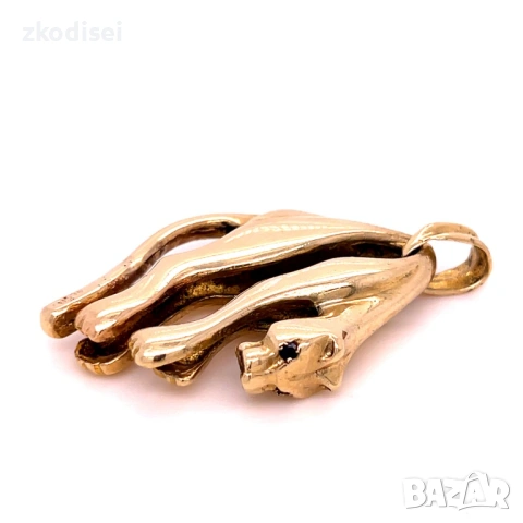 Златен медальон 18,27гр. 14кр. проба:585 модел:34460-1, снимка 2 - Колиета, медальони, синджири - 53348299