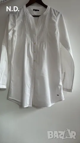 Елегантна памучна бяла блуза Tommy Hillfinger, 38