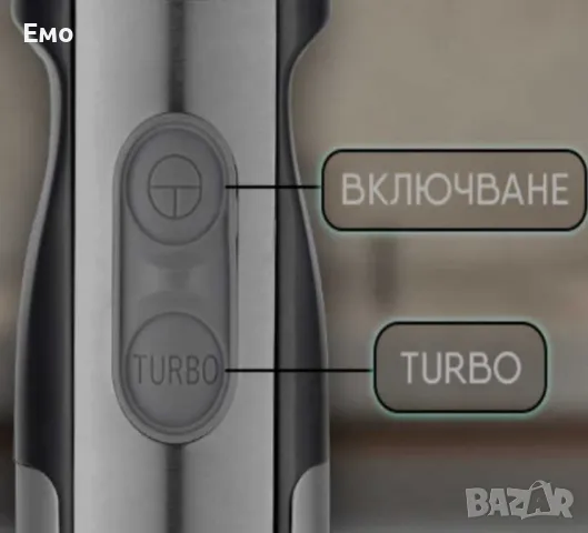 Пасатор с чопър - OV51112JSC, 1500W, метален накрайник с колба 0.7 литра , снимка 5 - Чопъри и пасатори - 48524627