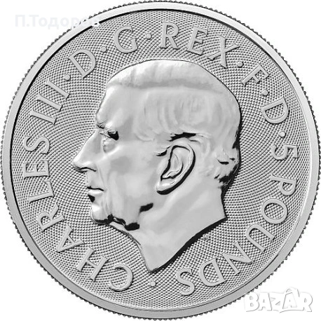 Сребро 2 oz Лъвът - Зверовете на Тюдорите - 2026, снимка 2 - Нумизматика и бонистика - 53606505